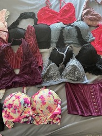 HuGe Bra Lot Victoria Secret PINK Very Sexy BBV XS S M Bralette PU Lingerie Cami