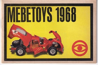 Mebetoys 1968 IT Vintage Die-Cast model car catalog Modellauto Prospekt Katalog