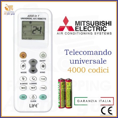 Telecomando Universale Per Climatizzatori Inverter – Compatibile Con La Maggior Parte Dei Modelli