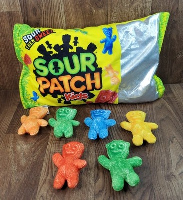 Sour Patch Kids Candy Pillow Bag 6 Friends 17'' Plush iscream