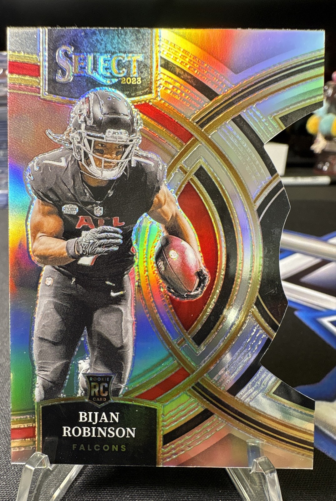 2023 Panini Select - Premier Level Bijan Robinson #180 Silver Prizm (RC)
