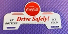 VINTAGE - COCA COLA - LICENSE PLATE TOPPER 4-55
