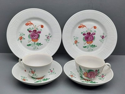 2 x Tee Gedeck * Ostfriesische Rose * August Warnecke * 3tlg. (1)