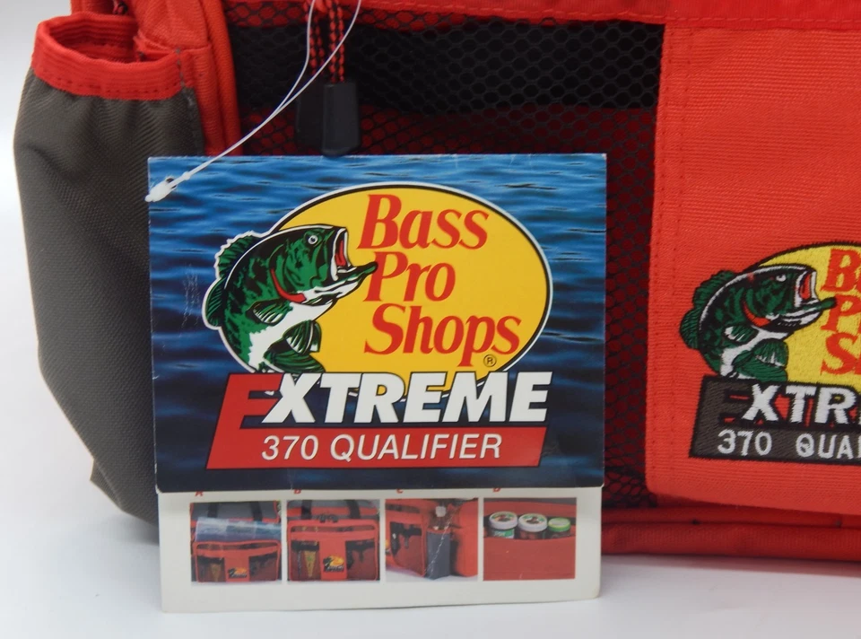 Bolsa de aparejos Bass Pro Extreme 370 Qualifier repelente al agua con 4 cajas NUEVA CON ETIQUETA Foto 3 de 4