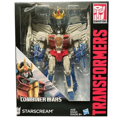 Hasbro Transformers Starscream w Crown Jet Combiner Wars Action Figure Official