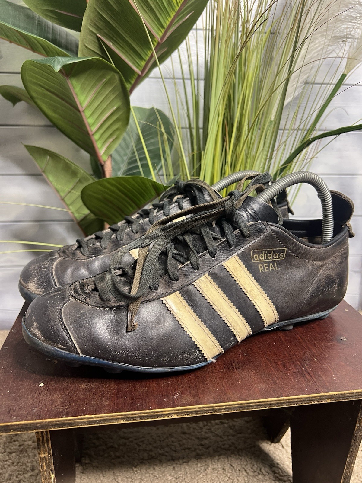 Botas de fútbol vintage muy raras Adidas reales hechas en Alemania Occidental años 70-80’s