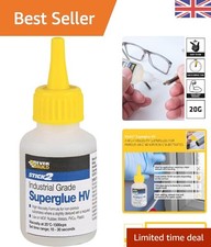 20g Industrial Grade Superglue - High Strength, Water-Resistant, Clear Formula
