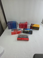 Lot Of 17 Blank Mixed Audio Cassette Tapes NEW BASF Sony FUJI RCA D90 D60