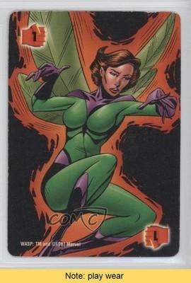 1997 Marvel Overpower Collectible Card Game Power Cards The Wasp Wasp READ 0b5