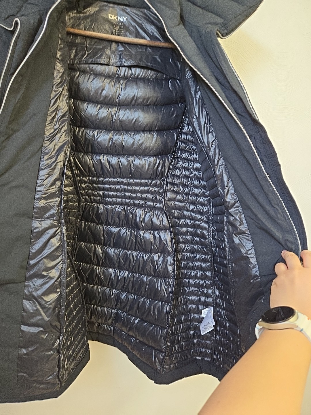 DKNY Black Everyday Outerwear Packable Stretchy J… - image 14