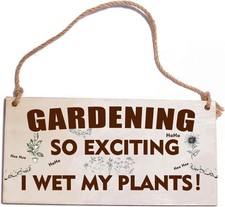 Gardening Gifts Sign for Men Women Funny Garden Ornaments Outdoor Gardeners