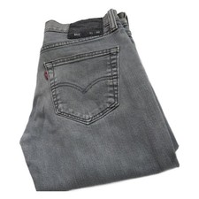 Levi 511 Skinny Jeans Regular Stretch Grau Taille 31 Bein 27 W31 L27 Zip Fly Q6526