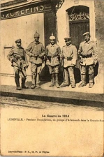 MILITARIA War 14/18 Postcard Old German Soldiers
