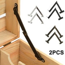 Metal Lid Support Hinges Vintage 2 Pcs/set 3 Color Hinge Box Parts