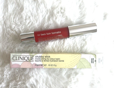 Clinique Chubby Stick Lip Colour Balm 11 Two Ton Tomato - NEW IN BOX