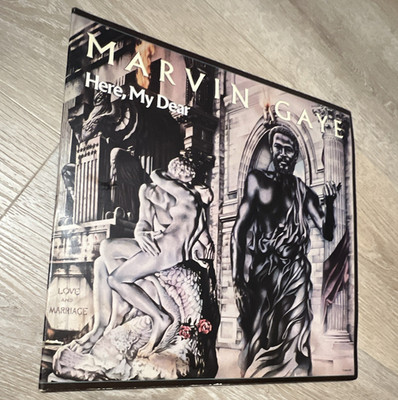 Marvin Gaye Here, My Dear Tamla Black Vinyl LP Record Cardboard Sleeve
