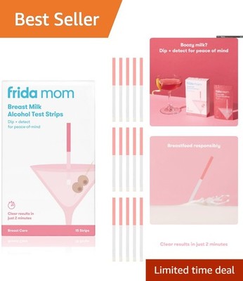 15 Pack of Breastmilk Alcohol  Strips - Discreet Testing for Peace of Mind