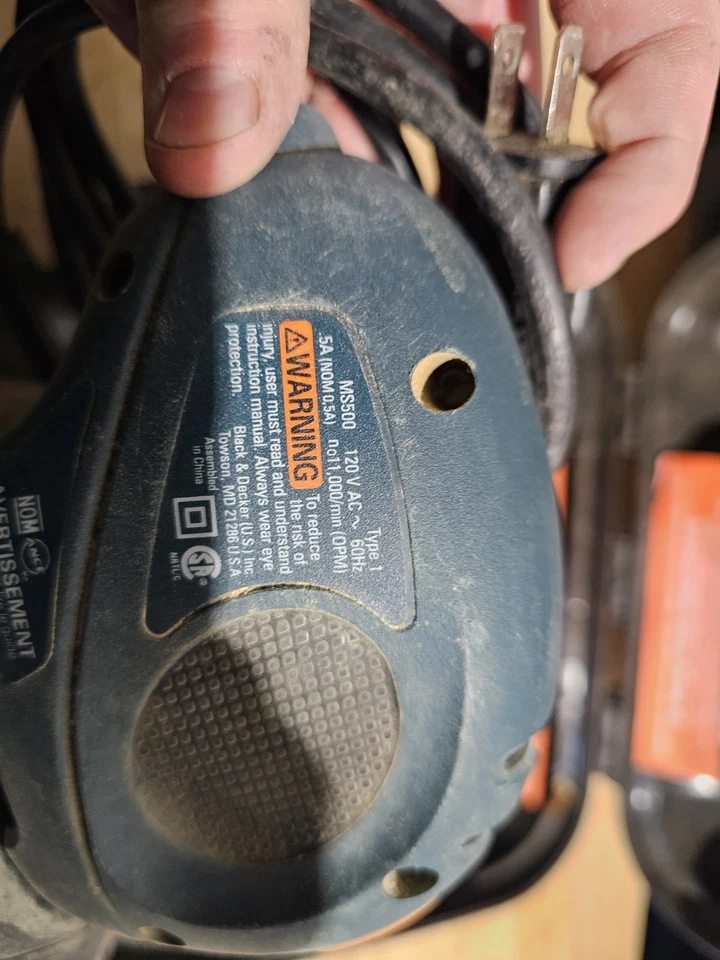 Black & Decker THE MOUSE Sander Detail Sander Tool . - Image 2 of 4