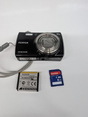 Fujifilm FinePix F200 EXR 12.0MP Digital Camera - Black