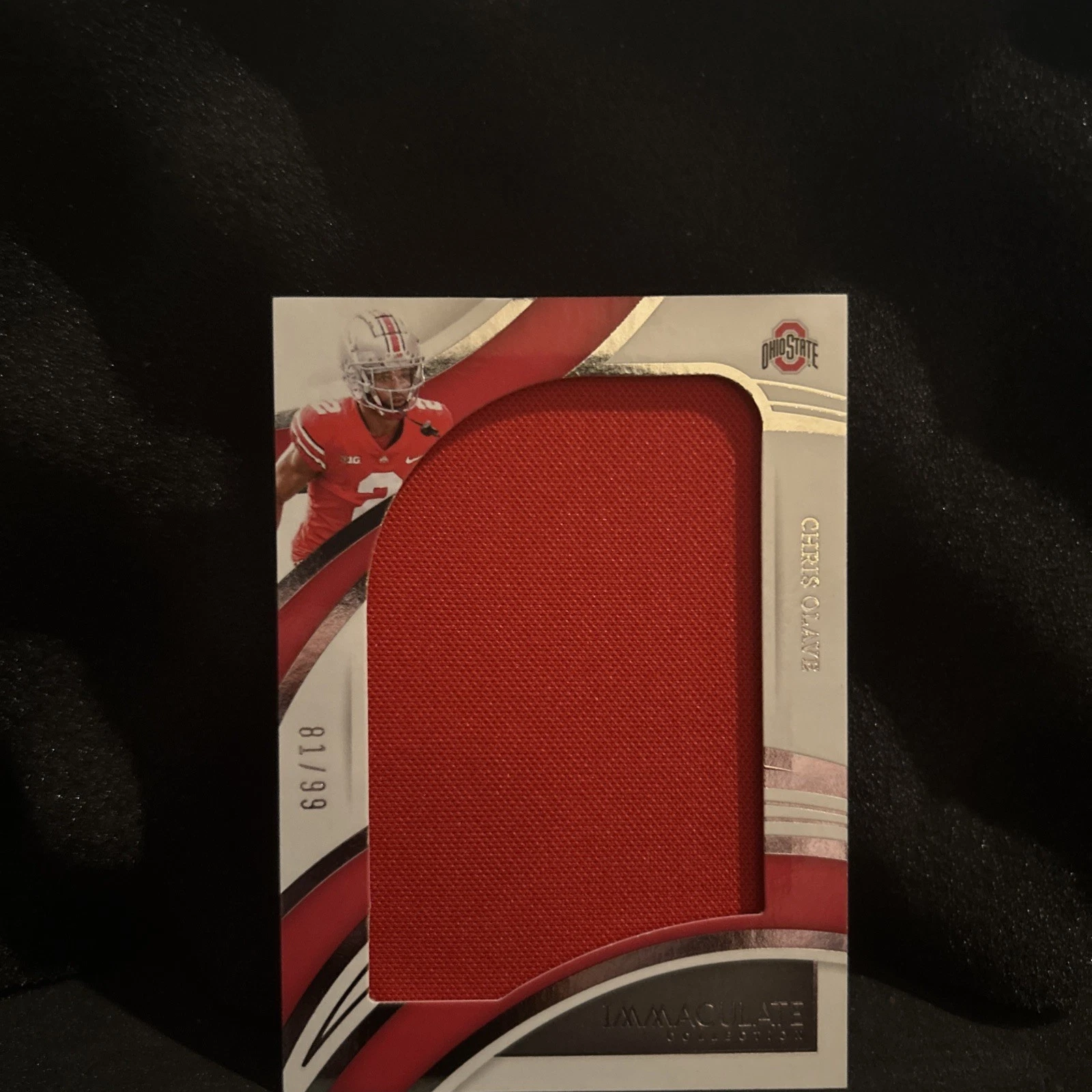 Chris Olave Panini Immaculate Collection Collegiate Immaculate Jumbos Memorabilia #IJCOL Base