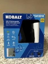 Kobalt 100ft Self-Leveling Cross-Line Laser Level Rechargeable 5413018