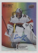 2021-22 Upper Deck Allure Rainbow Full Auto Spencer Knight #R-17 Auto n1u