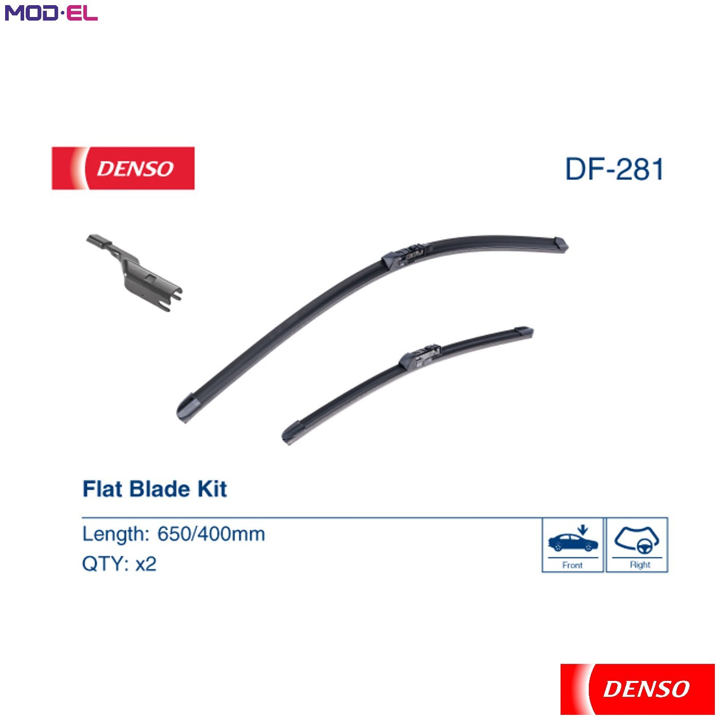WIPER BLADE DF-281 FOR TOYOTA M20A-FXS 2.0L 2ZR-FXE 1.8L 8NR-FTS 1.2L 4cyl C-HR - Image 4