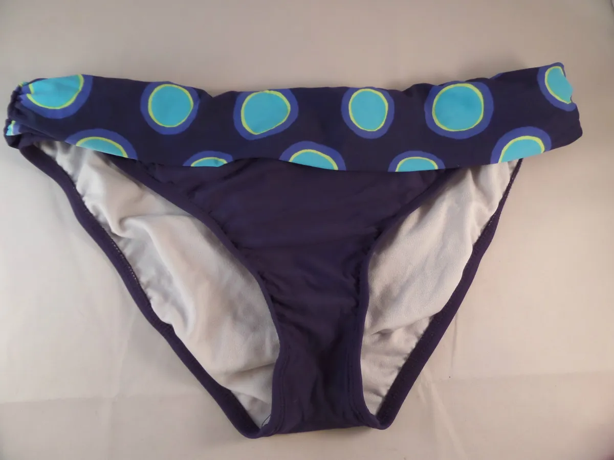 champion Forbavselse I mængde NWT Tommy Hilfiger Navy Blue Polka Dot Banded Bikini Bottom Size 12 | eBay