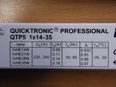 OSRAM Quicktronic Professional Vorschaltgerät QTP5  1x14-35