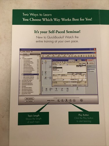 Mastering QuickBooks For Construction 3 CD's/DVD - Picture 6 of 8