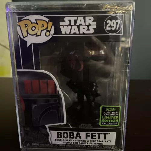 Funko Pop! Star Wars Boba Fett #297 Futura ECCC Spring 2020 Exclusive W/ Case 