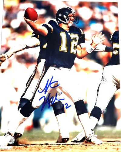 1994 Stan Humphries San Diego Chargers QB Autographed  NFL 8x10 Photo  FBP-169