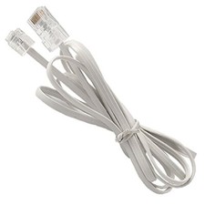 2 Pack Telephone RJ11 6P4C to RJ45 8P8C Connector Plug Cable for Landline Tel...