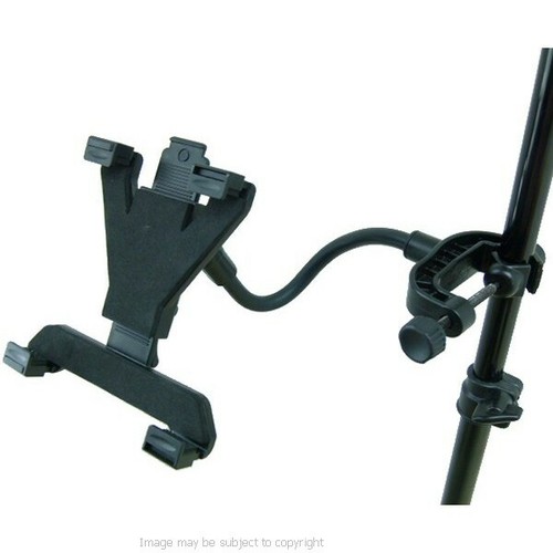 Tablet PC Holder Mount for Music Microphone Stands fits 7" to 10.1" Models. - Afbeelding 6 van 9