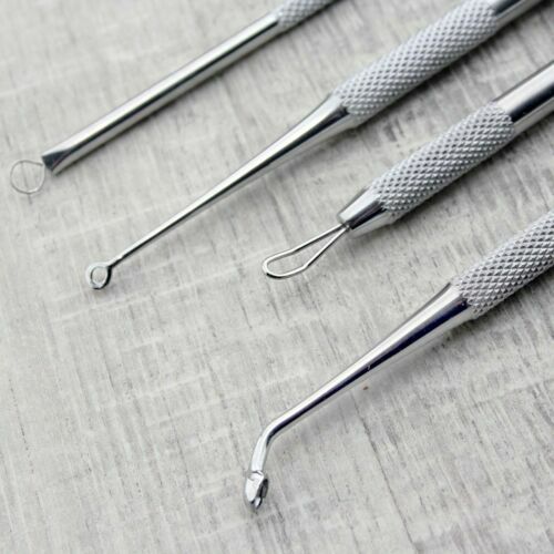 Black head Removal Tool Kit Set of 4 Pcs for Facial Care Skin Protection - Picture 2 of 3