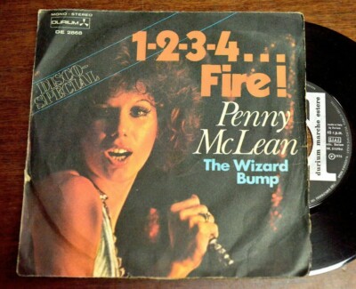 Penny MC LEAN - 1-2-3-4 FIRE - 45Runden ITA 1976 VINYL EX