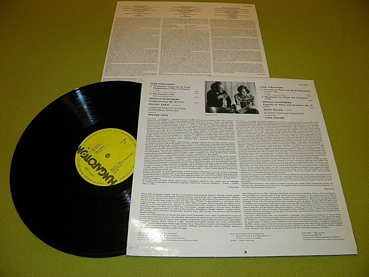Igor Stravinsky piano concertoの10インチLP Igor Stravinsky, Vladimir Ashkenazy, Deutsches Symphony