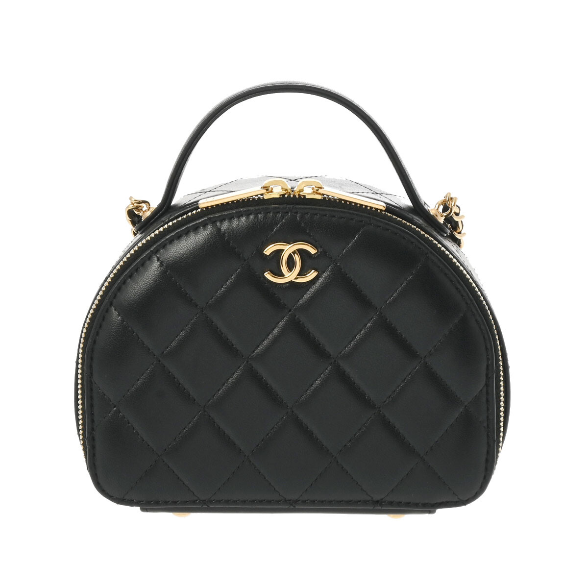 CHANEL Matrasse 2WAY Chain Vanity black AP3088 shoulder bag 