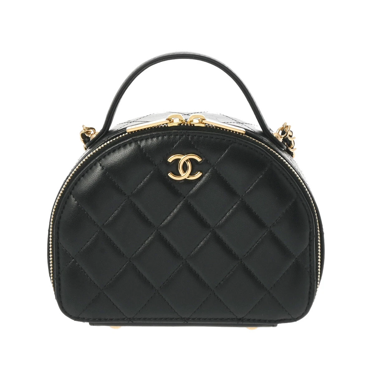 CHANEL Matrasse 2WAY Chain Vanity black AP3088 shoulder bag 