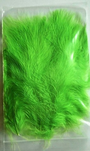 20 PACK OF MARABOU FEATHERS-CHOICE OF COLOURS AVAILABLE-FLY TYING - CARD MAKING - 第 26/39 張圖片