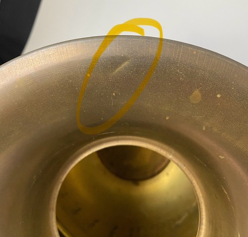 Vtg Wells Fargo & Co Overland Stage Brass Spittoon Hanstai Taiwan - Picture 13 of 22