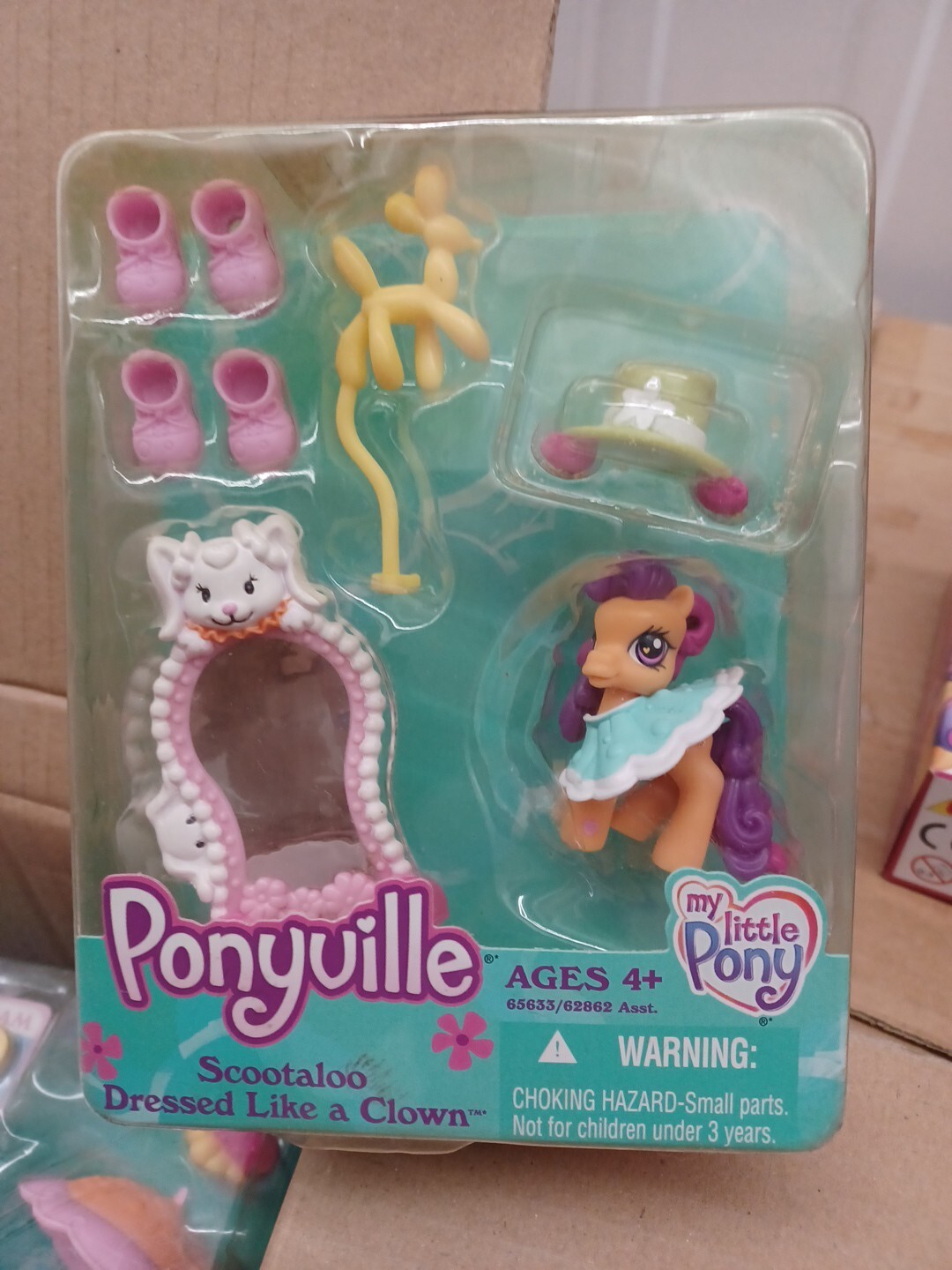 Ultimo nuovo Hasbro My Little Pony PONYVILLE Scootaloo vestito come un clown