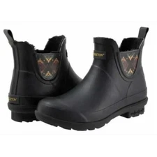 *NWT* Pendleton Sierra Sunset Chelsea Rain Boot Women's (Black, Size 7)