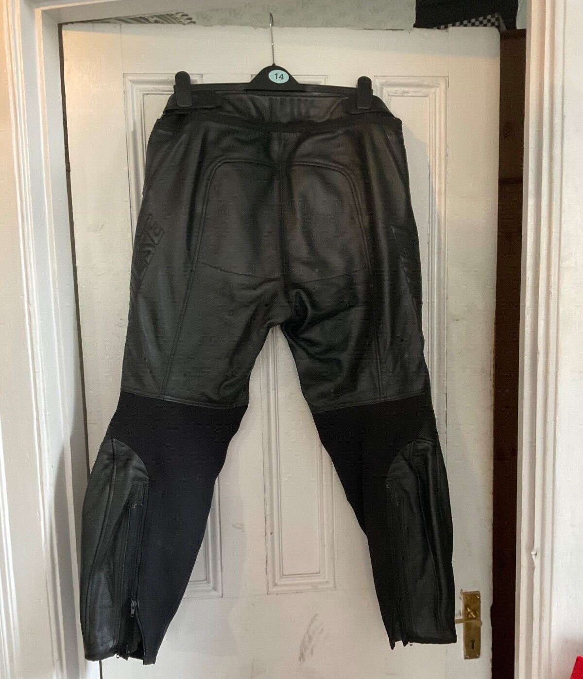 Dainese motorcycle two piece leathers, good condition, black | eBay