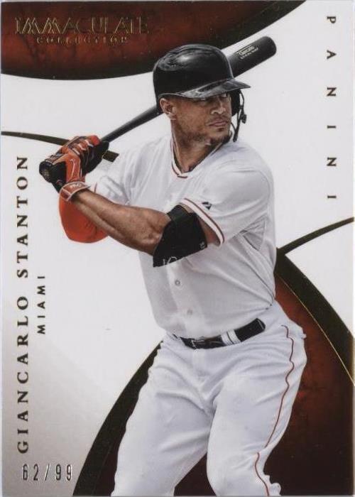Panini Giancarlo Stanton Baseball 2015 Season Sports Trading Cards