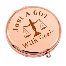 Lawyer Gifts for Women Thank You Compact Makeup Mirror for Law School Student