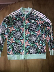 adidas printed track jacket
