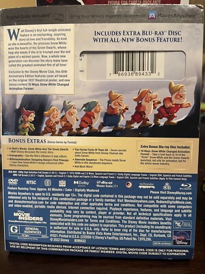 Snow White and the Seven Dwarfs 85th Anniversary (2022, Blu
