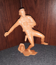 1964 Marx Cowboy Hand To Chest After Being Shot.