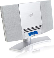 Denver CD Player for Home Hifi System - CD Player with Speakers & Radio - Mains 